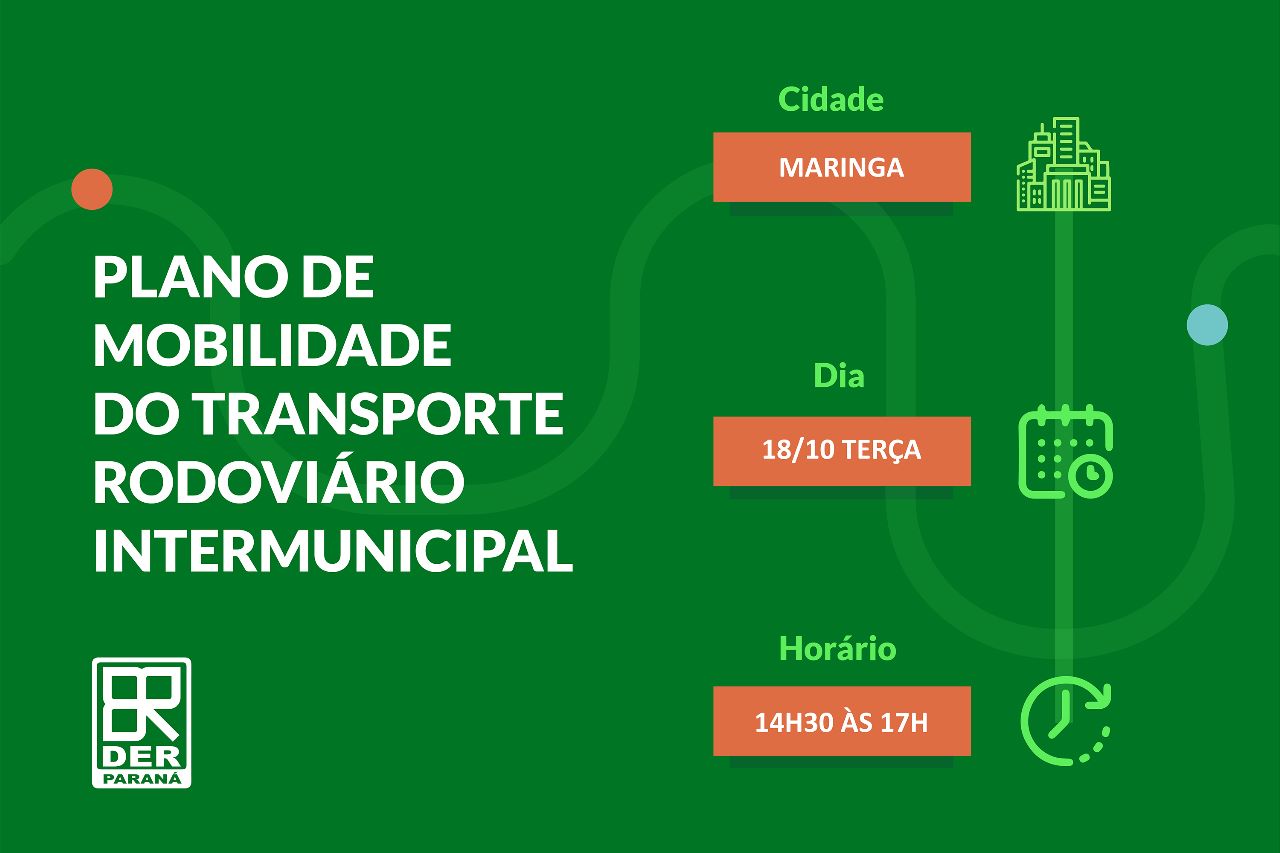 DER ouvirá comunidade sobre transporte intermunicipal em regiões metropolitanas